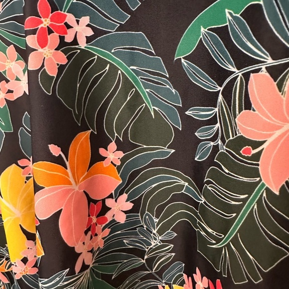 Old Navy Tropical Print Tie Knot Tankini Bathing Suit - Picture 3 of 6